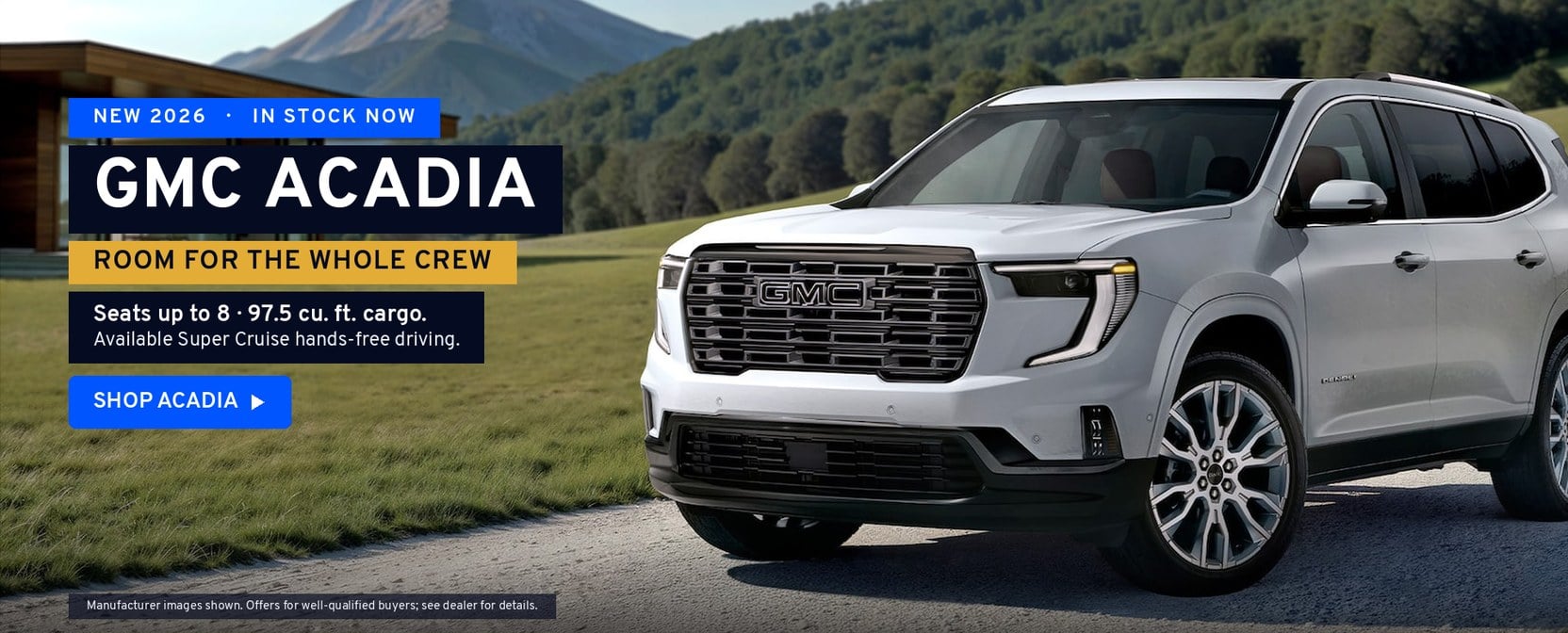 New 2026 GMC Acadia — room for the whole crew