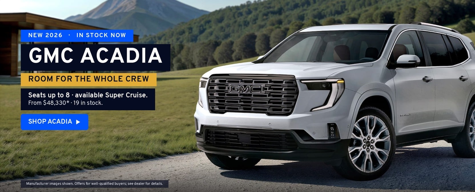 New 2026 GMC Acadia — room for the whole crew