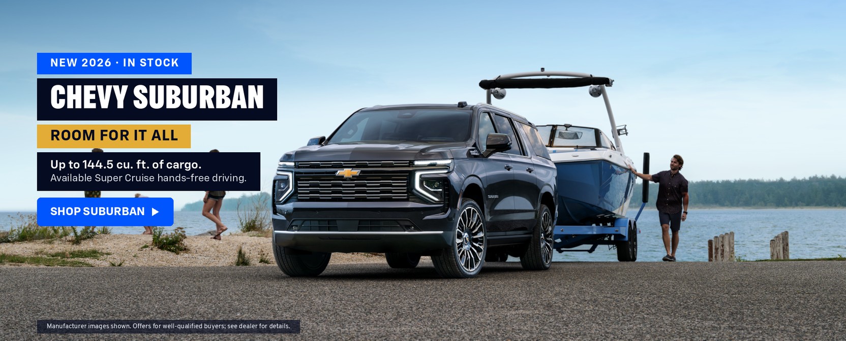 New 2026 Chevy Suburban — room for it all
