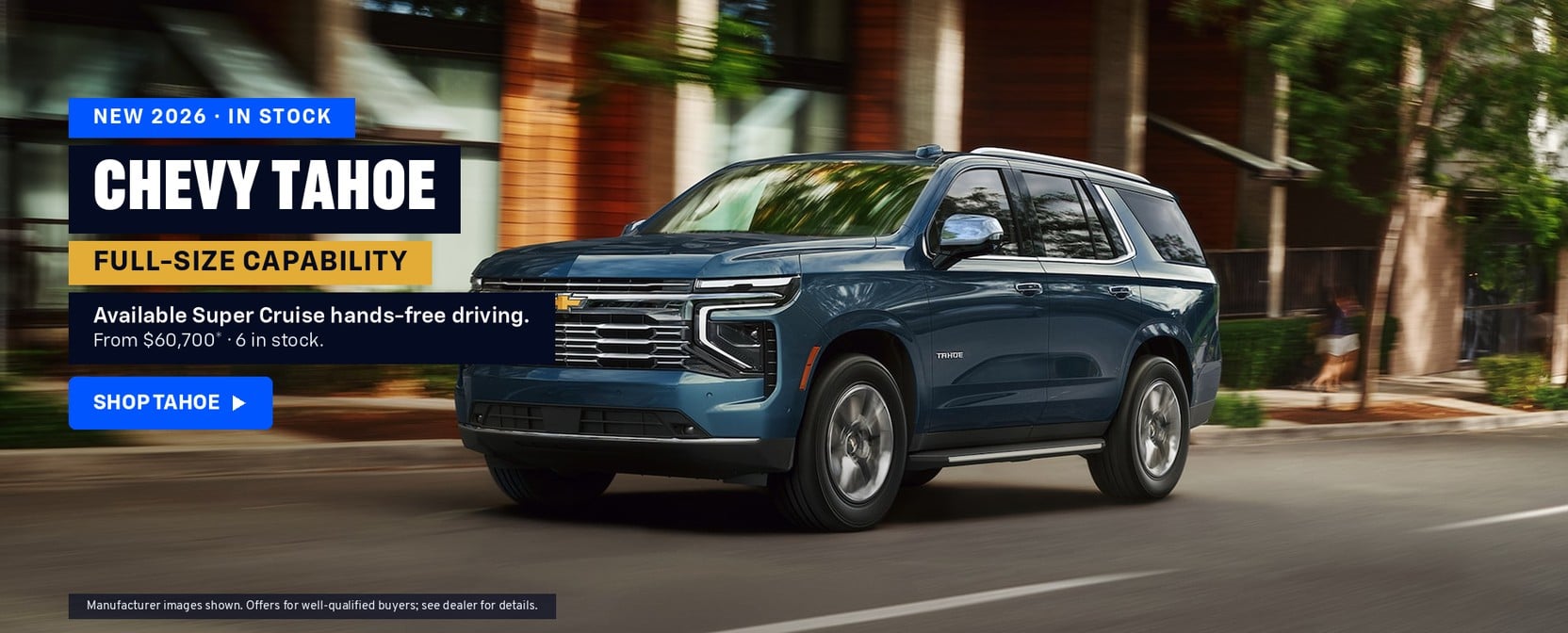 New 2026 Chevy Tahoe — seats up to 9