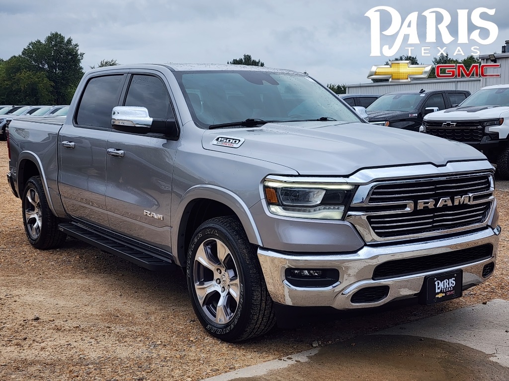 Used 2022 RAM Ram 1500 Pickup Laramie with VIN 1C6RREJM4NN153297 for sale in Paris, TX