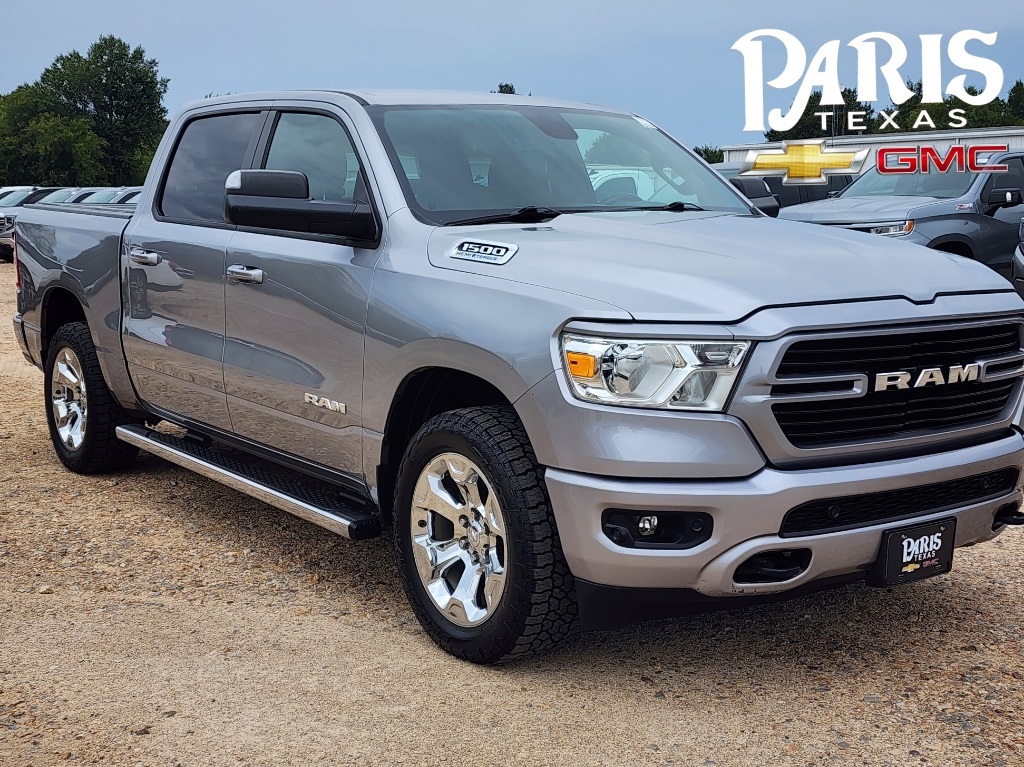 Used 2021 RAM Ram 1500 Pickup Big Horn/Lone Star with VIN 1C6SRFFT4MN822528 for sale in Paris, TX