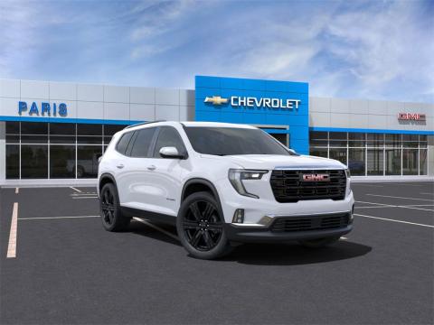  New 2025 GMC Acadia Elevation Stock#250417 Summit White FWD New 