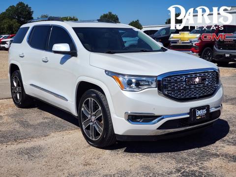  Pre-Owned 2019 GMC Acadia Denali Stock#250040A White Frost 