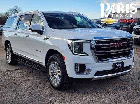  Pre-Owned 2023 GMC Yukon XL SLT Stock#B5455 Summit White 4WD 