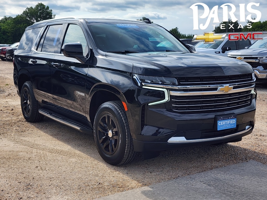 Used 2022 Chevrolet Tahoe LT with VIN 1GNSKNKDXNR213760 for sale in Paris, TX