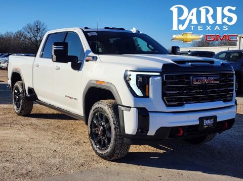  New 2025 GMC Sierra 2500HD AT4 Stock#250348 Summit White 4WD 