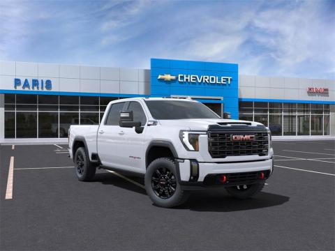  New 2025 GMC Sierra 2500HD AT4 Stock#250348 Summit White 4WD 