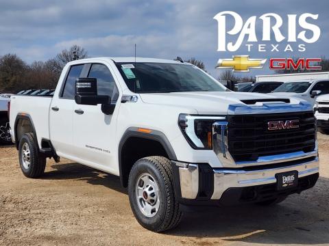  New 2025 GMC Sierra 2500HD Pro Stock#250326 Summit White 4WD 