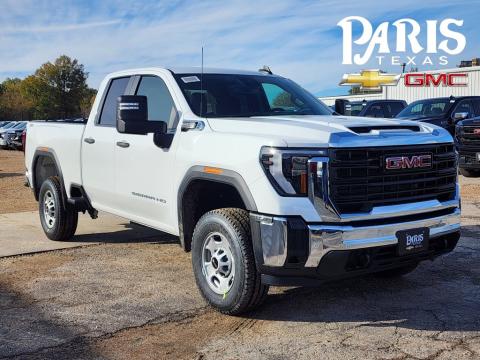  New 2025 GMC Sierra 2500HD Pro Stock#250231 Summit White 4WD 