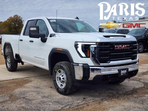  New 2025 GMC Sierra 2500HD Pro Stock#250233 Summit White 4WD 