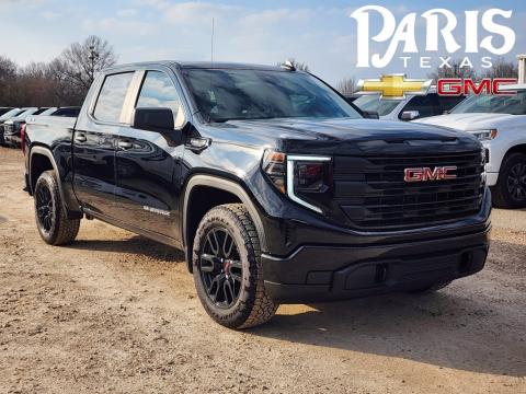  New 2025 GMC Sierra 1500 Pro Stock#250367 Onyx Black 4WD New 