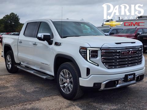  New 2025 GMC Sierra 1500 Denali Stock#250174 White Frost 