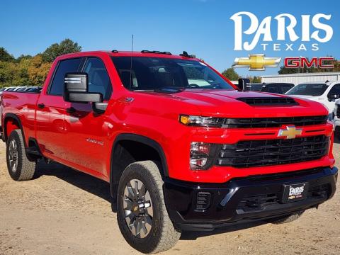  New 2025 Chevrolet Silverado 2500HD Custom Stock#250124 Red Hot 