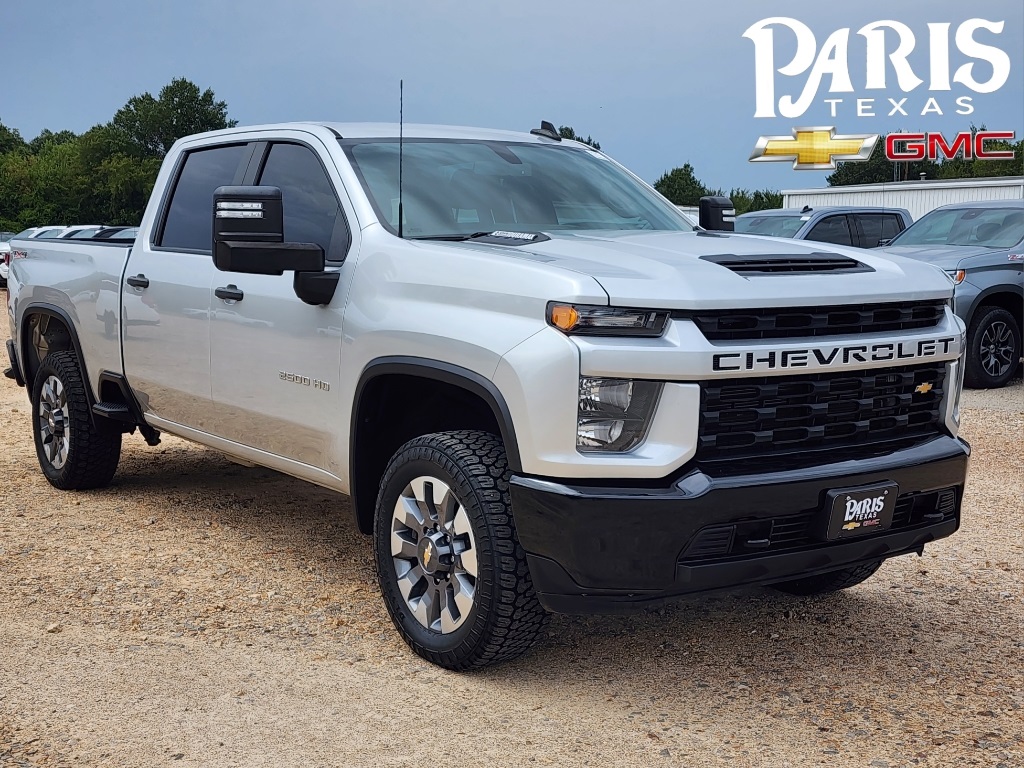 Used 2022 Chevrolet Silverado 2500HD Custom with VIN 2GC4YMEY2N1200308 for sale in Paris, TX