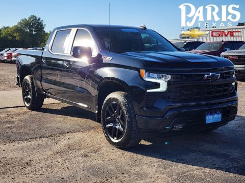  Certified 2024 Chevrolet Silverado 1500 RST Stock#240081A Black 