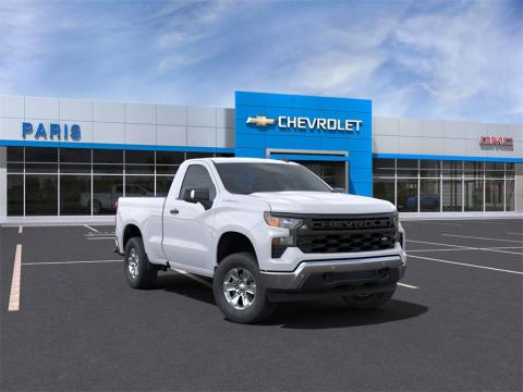  New 2025 Chevrolet Silverado 1500 WT Stock#250479 Summit White 