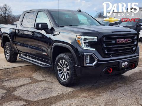  Pre-Owned 2021 GMC Sierra 1500 AT4 Stock#250401A Onyx Black 4WD 