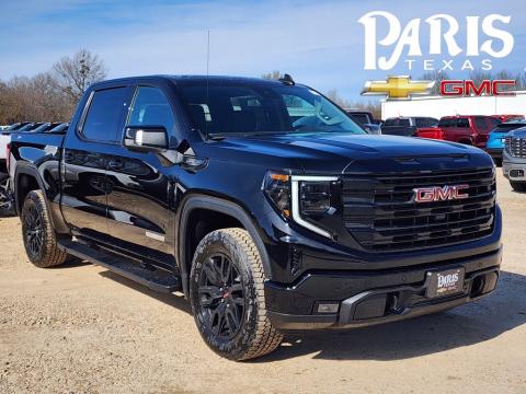  New 2025 GMC Sierra 1500 Elevation Stock#250358 Onyx Black 4WD 