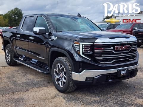  New 2025 GMC Sierra 1500 SLT Stock#250179 Onyx Black 4WD New 