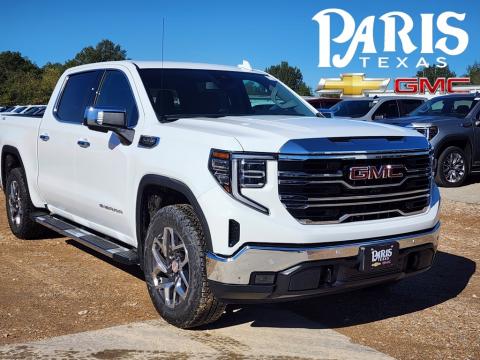  New 2025 GMC Sierra 1500 SLT Stock#250219 Summit White 4WD New 