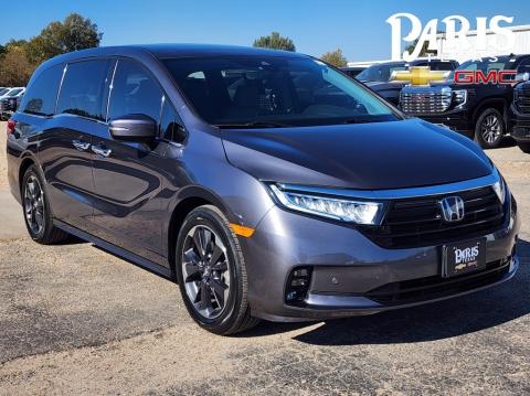  Pre-Owned 2021 Honda Odyssey Elite Stock#B5374A Gray FWD 