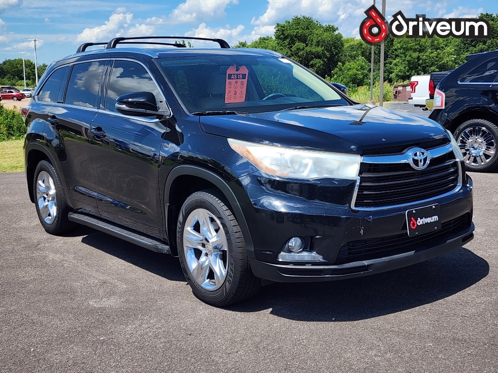 Used 2015 Toyota Highlander Limited with VIN 5TDYKRFH2FS054372 for sale in Paris, TX