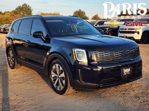  Pre-Owned 2020 Kia Telluride S Stock#240911A Ebony Black AWD 