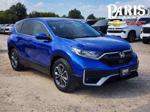  Pre-Owned 2021 Honda CR-V EX-L Stock#250109A Blue FWD Pre-Owned 