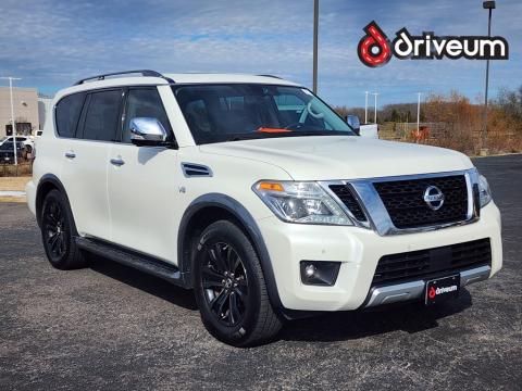  Pre-Owned 2018 Nissan Armada Platinum Stock#X2213 Pearl White 