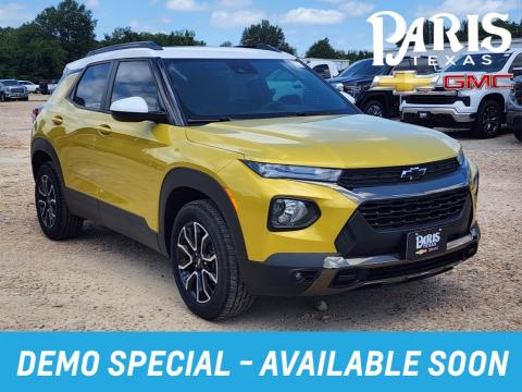  New 2023 Chevrolet TrailBlazer ACTIV Stock#230538 Nitro Yellow 